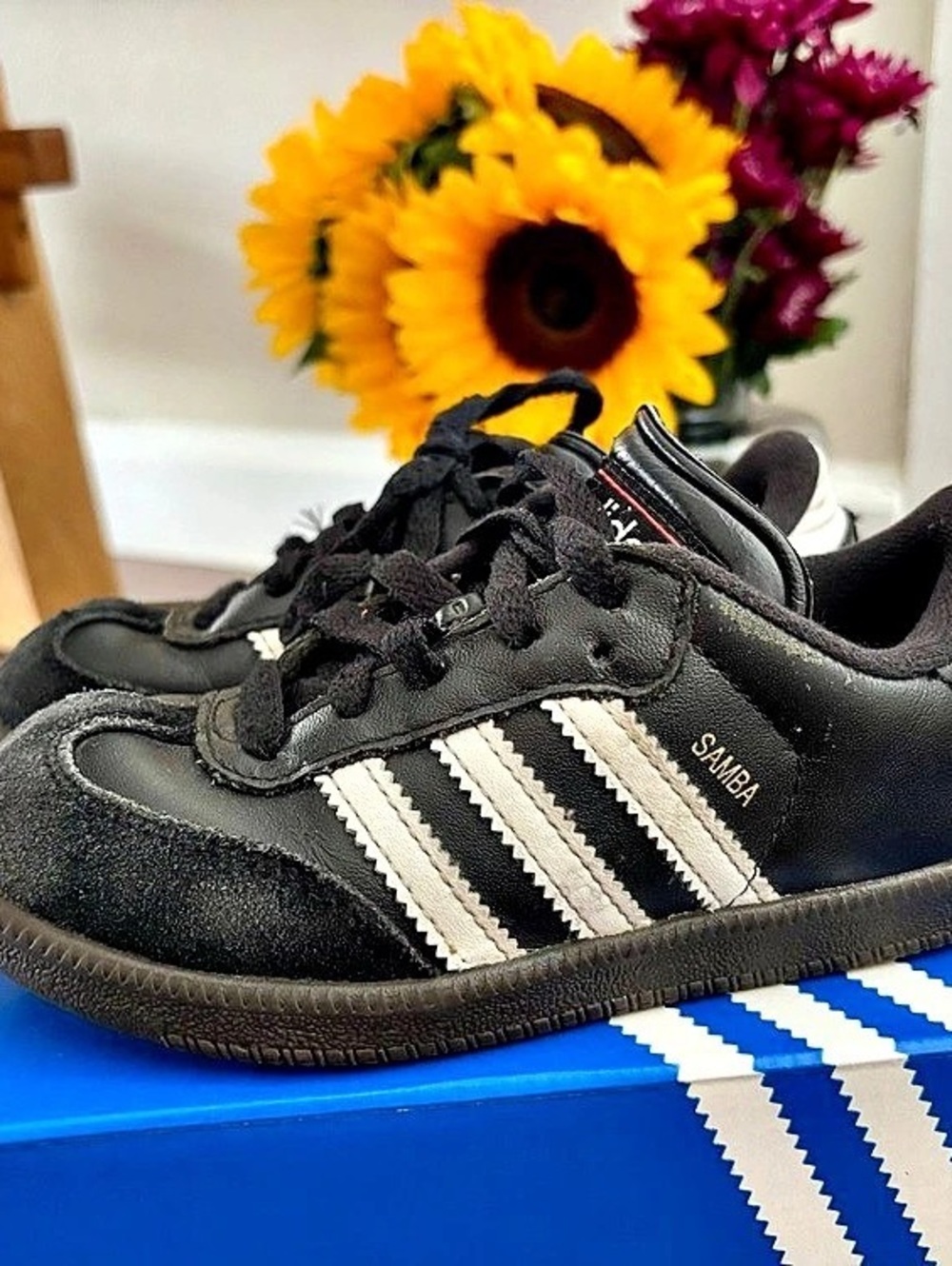 Adidas Samba Sneakers Black & White US 11K